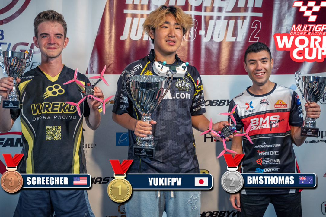 MultiGP IO World Cup event news | T-MOTORHOBBY cooperative team won first and second place